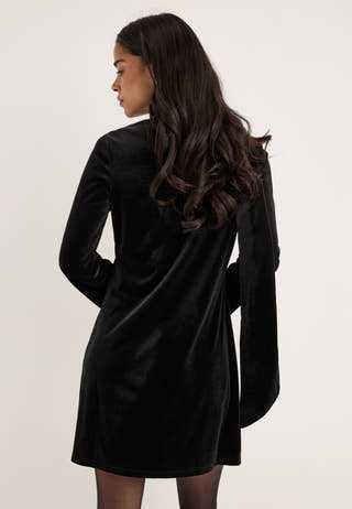 Vilivas L/S SHORT DRESS Black