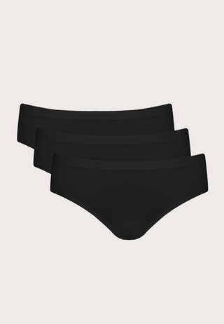 Bare To Go Thong 3pack Black