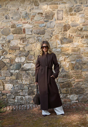 Belted Long Coat