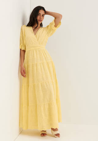 Broderie Anglaise Maxi Dress