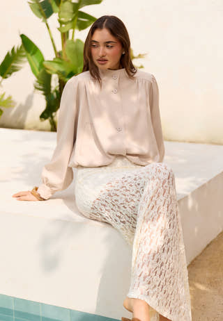 Lace Maxi Skirt