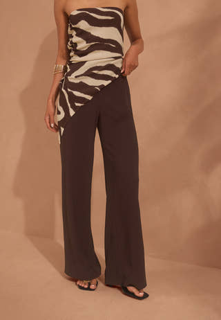 Structure Wide Trousers