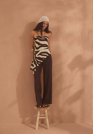 Structure Wide Trousers