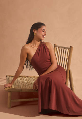 One shoulder dress