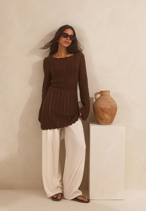 Structure Wide Trousers