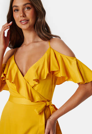 Andrea Viscose Satin Dress
