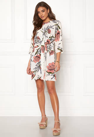 Floral Tie Front Dress