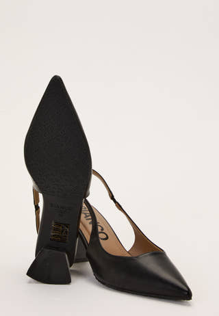 Biamaralyn Slingback Smooth Faux Leather