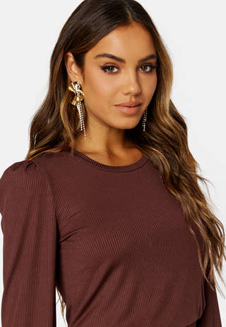 Besa long sleeve short dress