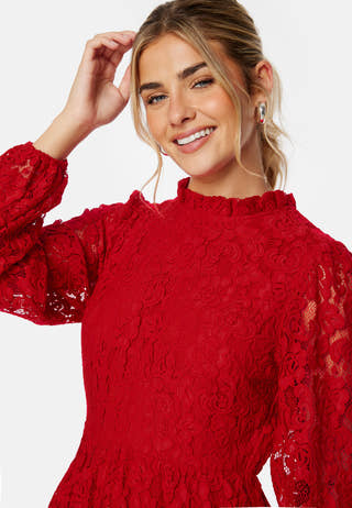 Blanca Midi Lace Dress