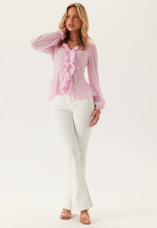 Broderie Anglaise Frill Blouse