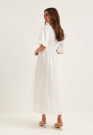 Broderie Anglaise Maxi Dress