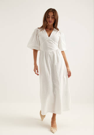 Broderie Anglaise Maxi Dress