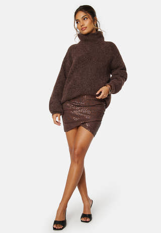 CC Chunky knitted wool mix sweater