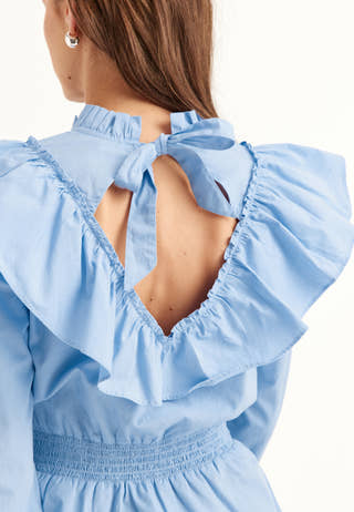 Cotton Frill Blouse