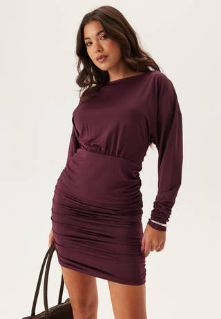 Draped Mini Dress