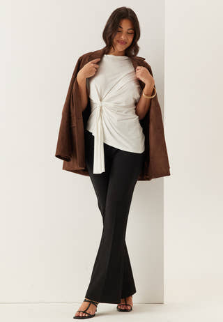 Drapy Knot Top