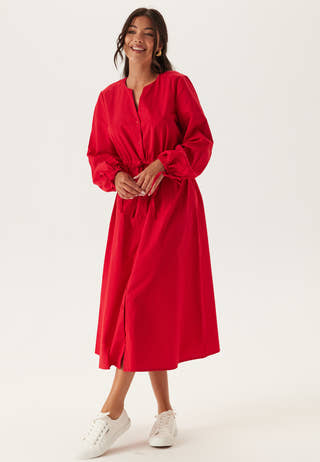 Drawstring Cotton Dress