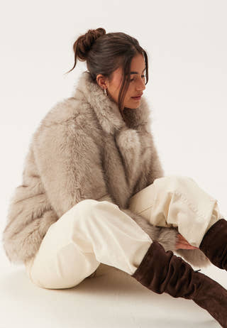 Faux Fur Jacket