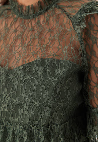Frill Lace Blouse