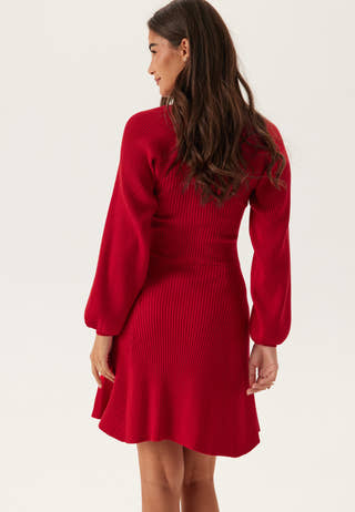 Knitted Short Skater Dress