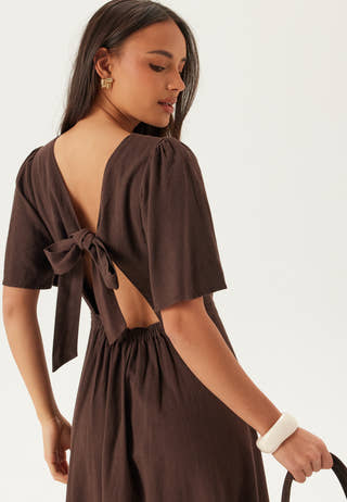 Linen Midi Dress