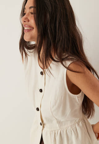Linen Vest