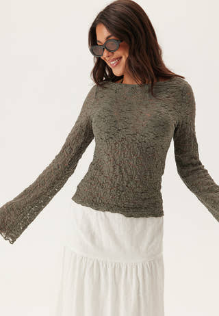Long Sleeve Lace Top