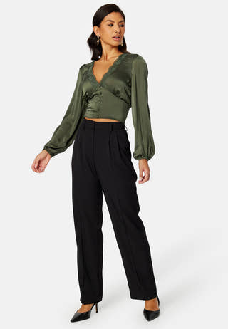 Lucinda satin blouse