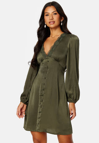 Lucinda satin dress