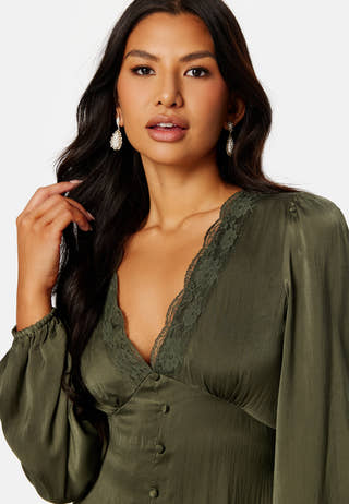 Lucinda satin dress