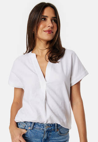 Linen Blend Blouse