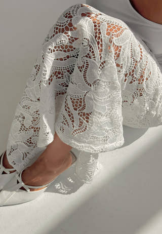 Midi Lace Skirt