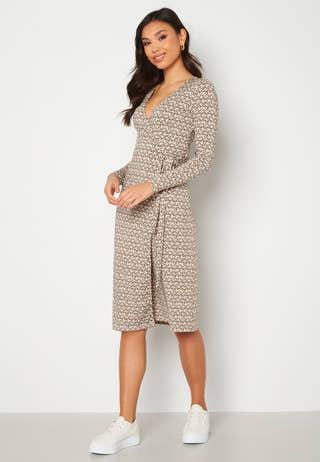 Wrap Midi Dress