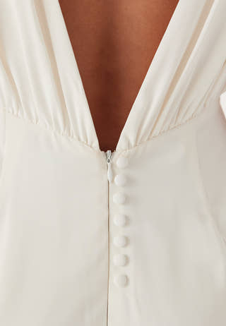 Open Back Wedding Gown