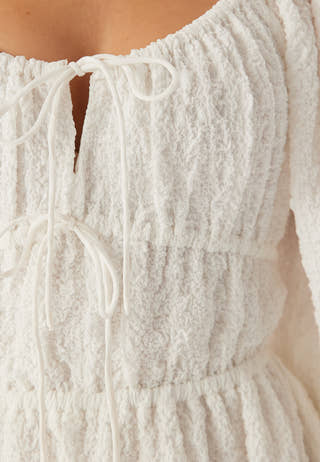 Diamond Neck Dress
