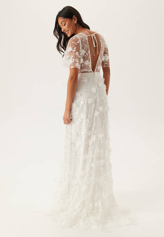 Embroidered Floral Wedding Gown