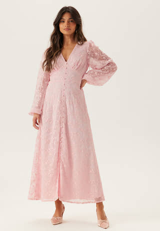 Embroidered Midi Dress