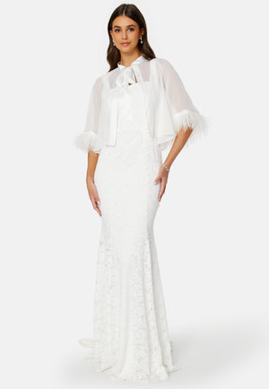 Marilyn Faux Feather Cover up