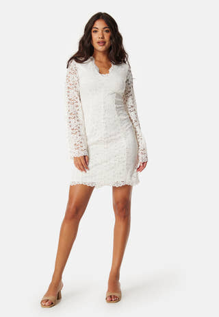 Scallop Edge Lace Dress