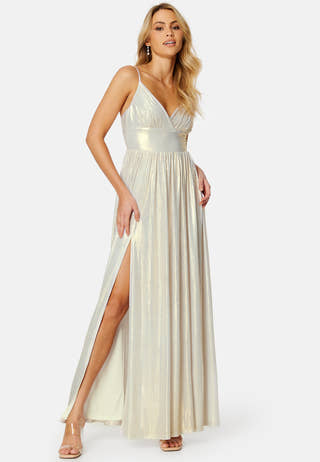 Siri Sparkling Pleated Gown