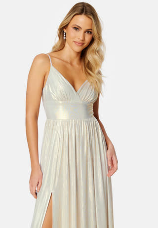 Siri Sparkling Pleated Gown