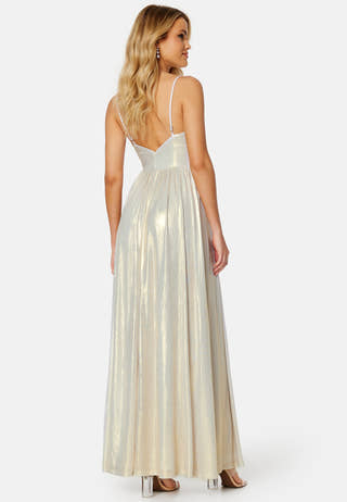 Siri Sparkling Pleated Gown