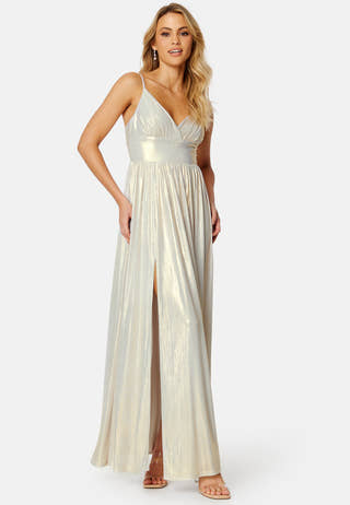 Siri Sparkling Pleated Gown