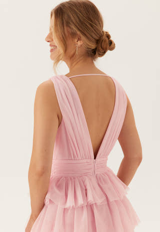 Tulle Frill Gown