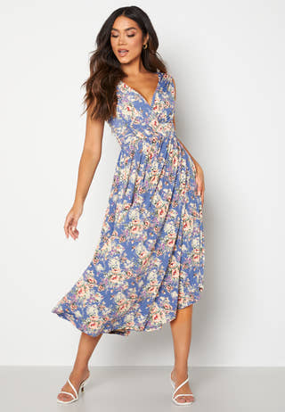 Draped Soft Midi Dress