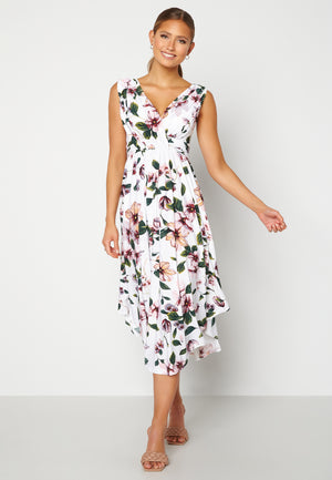 Draped Soft Midi Dress