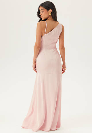 Waterfall Mermaid Satin Gown