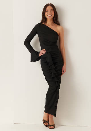 One Shoulder Frill Top