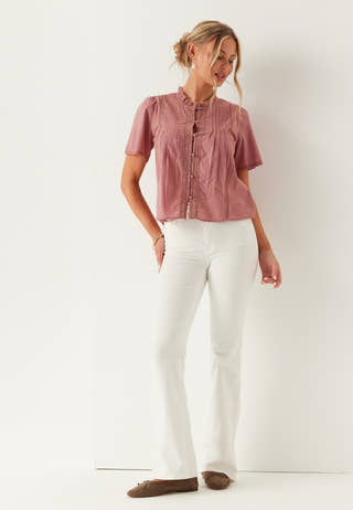 Pleated Detail Blouse